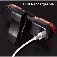 AS1010 Rechargeable Bike Light - Charging