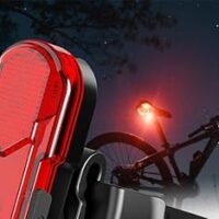 AS1010 Rechargeable Bike Light - Installed