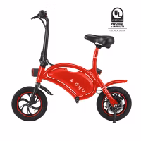 DYU D1 UL2272 Electric Scooter - Red