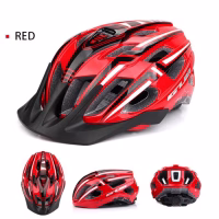 GUB A2 Helmet with Rear Light - Red
