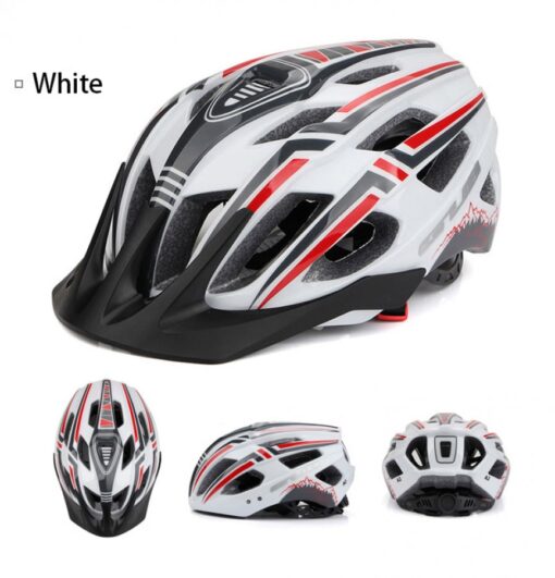 GUB A2 Helmet with Rear Light - White