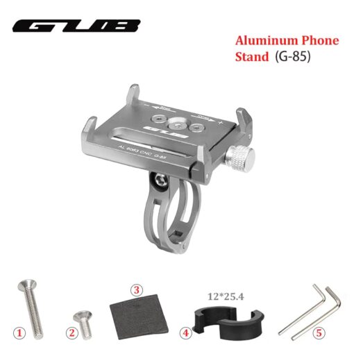 GUB G-85 Mountable Phone Holder - Silver