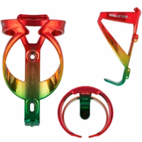 GUB G06 Bottle Cage - Red Gold Green