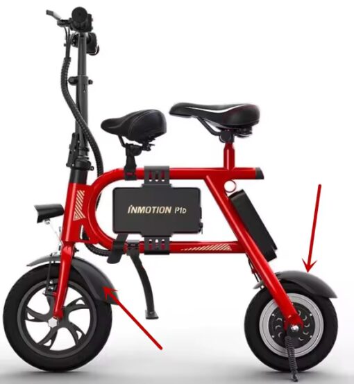 Inmotion P1D Electric Scooter - Red