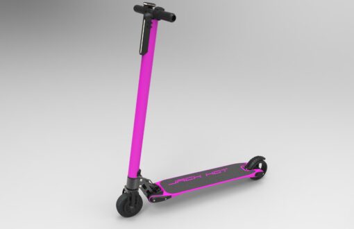 Jack Hot Carbon Fiber Electric Scooter - Pink