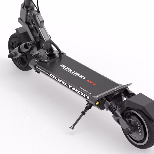 Minimotors Dualtron II S Electric Scooter with Seat – 4.4 Ah Battery – Black - Deck