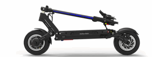 Minimotors Dualtron Thunder Electrical Scooter – 35 Ah Battery – Black (Export Only) - Folded