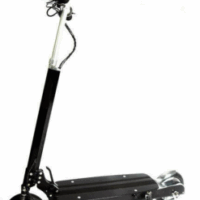 Minimotors Speedway 3 Eye Electric Scooter with Seat and Fingerprint Device – 15.6 Ah Battery - Side View
