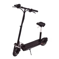 Minimotors Speedway 4 Electric Scooter with Seat – 30.5 Ah Battery (Export Only) - Front Angle View