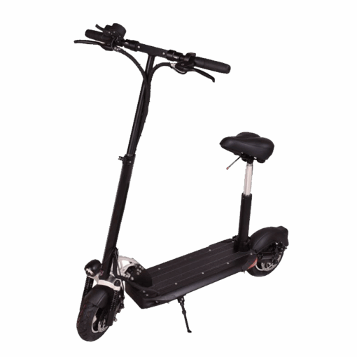 Minimotors Speedway 4 Electric Scooter with Seat – 30.5 Ah Battery (Export Only) - Front Angle View