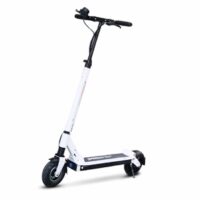Minimotors Speedway Mini 4 Eye Electric Scooter with Seat and Fingerprint Device – 16 Ah Battery - White