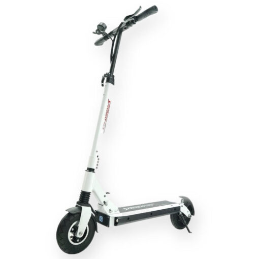 Minimotors Speedway Mini 4 Eye Electric Scooter with Seat – 16 Ah Battery - White