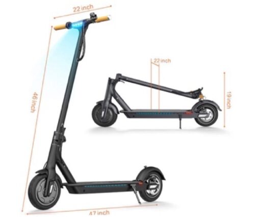 Mobot L1-1 Electric Scooter with Adult and Child Seat - Dimensions