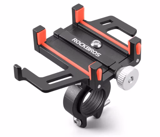 Rockbros Bicycle Phone Holder - Black Red