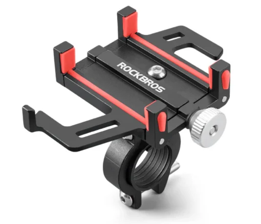 Rockbros Bicycle Phone Holder - Black Red