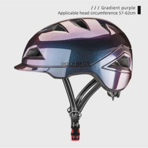 Rockbros TS-56 Bicycle Helmet - Gradient Purple