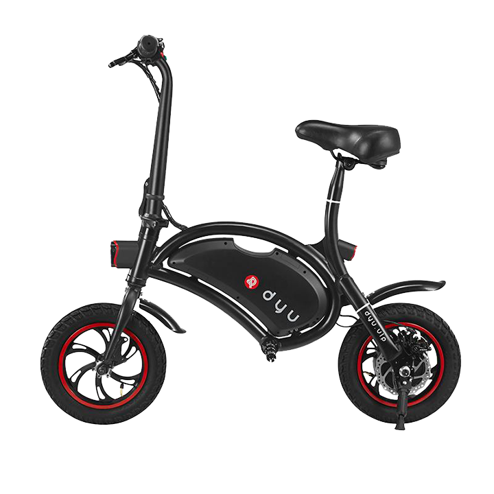 DYU D1 UL2272 Certified Electric Scooter - Standard 6Ah (36V) - Red