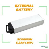 External Battery for Minimotors Scorpion - Standard 5.2Ah (36V)