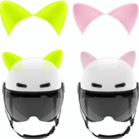Animated Cat's Ear Attachment with Helmets