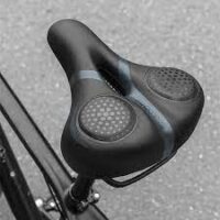 ROCKBROS Shockproof Bicycle Saddle – 3810006001- Installed