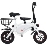 Rear Basket for DYU D1F Electric Scooter - Installed