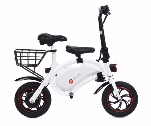 Rear Basket for DYU D1F Electric Scooter - Installed