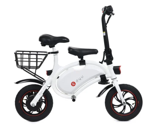 Rear Basket for DYU D1F Electric Scooter - Installed