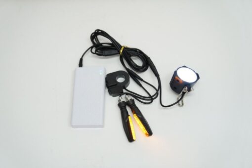 MaximalSG Front & Rear Signal Light System with Power Bank Included - Headlight & Signal Lights