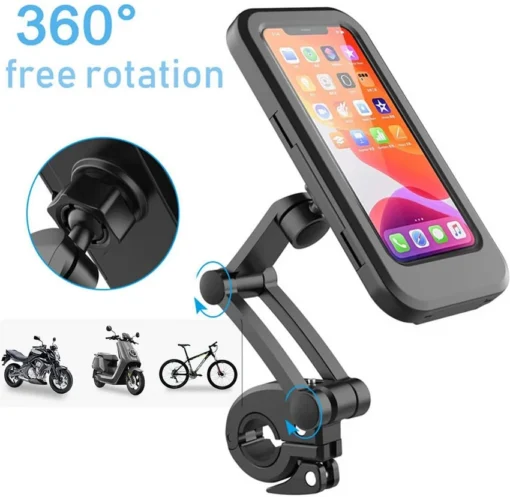 Rockbros Waterproof Phone Holder with 360 Degree Rotating - Specs