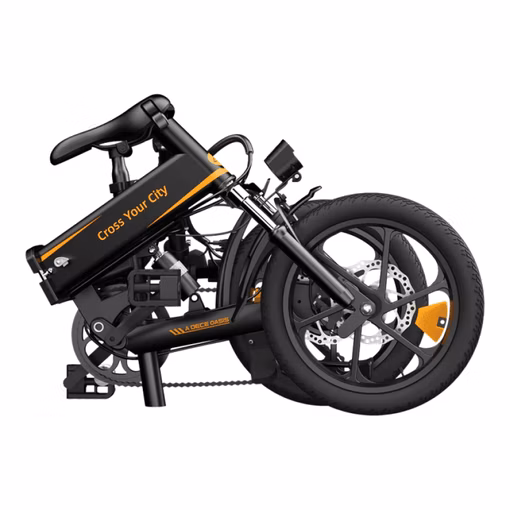 ADO A16XE Electric Bicycle - Black Folded