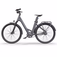 ADO Air 28 All-Rounder Urban Electric Bicycle - Grey Side View