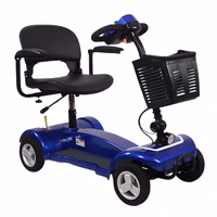 Edegree SeniorDrive 4 Wheels Scooter Lead Acid 12Ah (24V) Blue