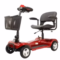 Edegree SS1 SeniorDrive 4 Wheels Scooter - Red