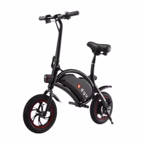 DYU D1F Electric Scooter - Front View