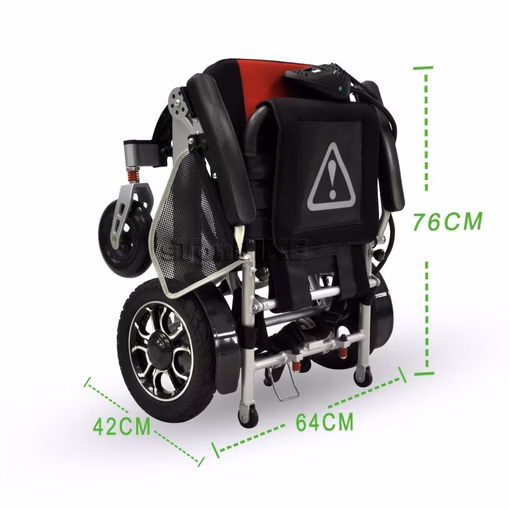 Stonbike Foldable Lightweight TU-04 Electric Wheelchair - Dimension