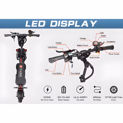 Yume Y10 Electric Scooter - Specs