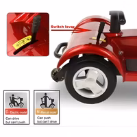 Edegree SS1 SeniorDrive 4 Wheels Scooter - Functionality