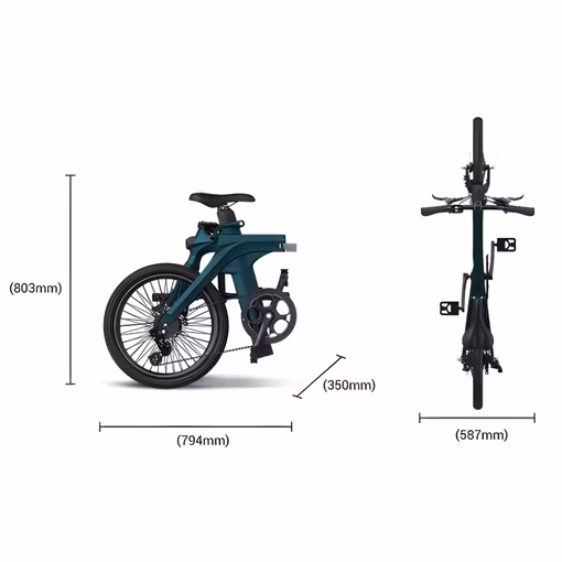 Fiido X Electric Bike - Measurements