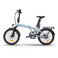 ADO Air 20 Pro Folding Electric Bike - Blue Side View