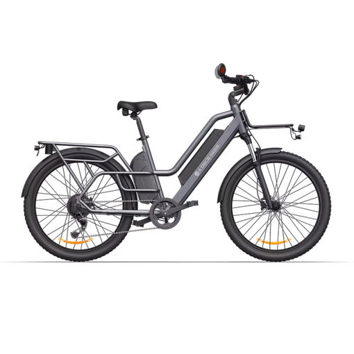 ADO Oasis 260T Dual-Battery Cargo Ebike - Side View