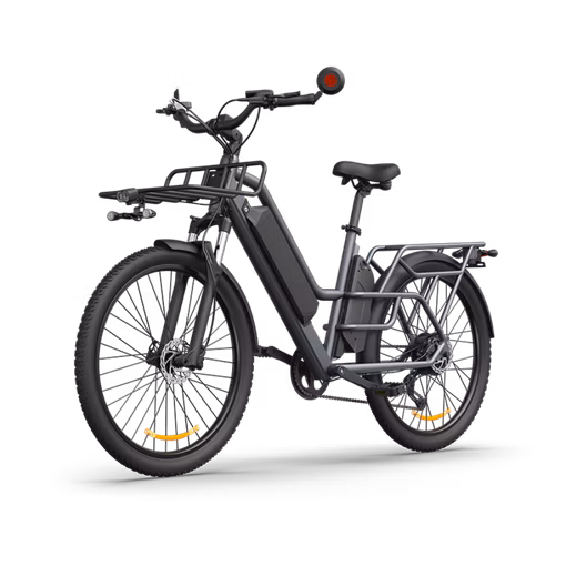 ADO Oasis 260T Dual-Battery Cargo Ebike - Front Angle View