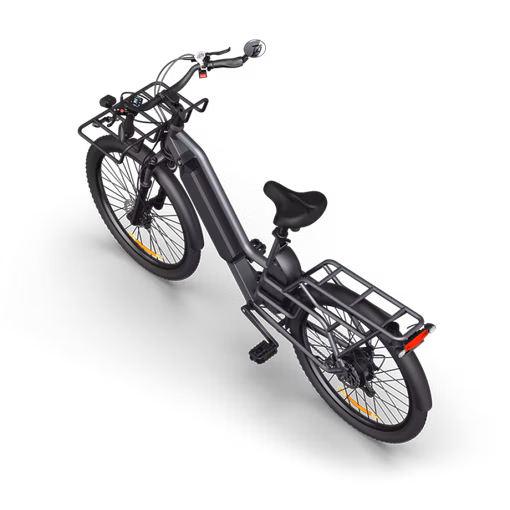 ADO Oasis 260T Dual-Battery Cargo Ebike - Top View