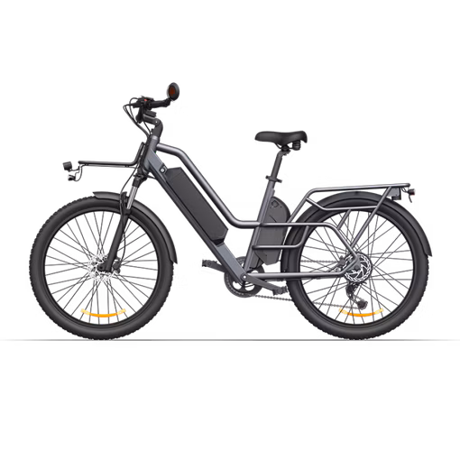 ADO Oasis 260T Dual-Battery Cargo Ebike - Side View