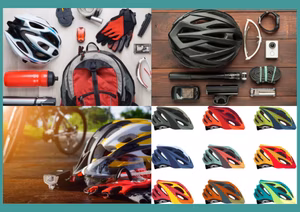 A person wearing a helmet riding an e-scooter in an urban setting.