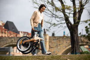 ADO Air Carbon E-Bike in sleek black finish with modern design.