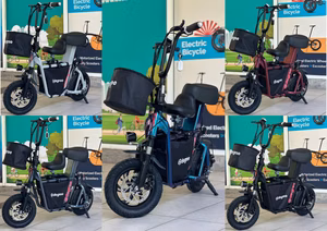 An e-bike battery with maintenance tools, emphasizing care tips.