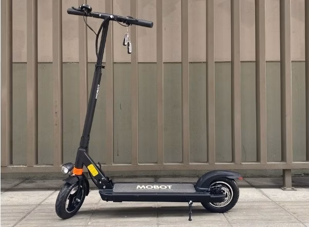 Mobot Freedom 5s E-Scooter parked on urban sidewalk.