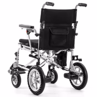 Edegree 14kg Ultralight Electric Wheelchair - Back View