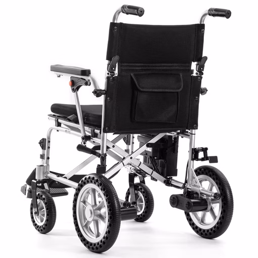 Edegree 14kg Ultralight Electric Wheelchair - Back View