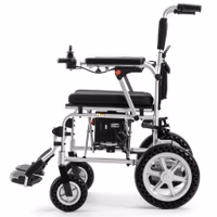 Edegree 14kg Ultralight Electric Wheelchair - Side View